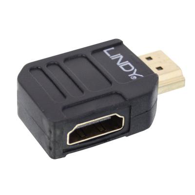 HDMI 90 Degree Left Angled Adapter - Black